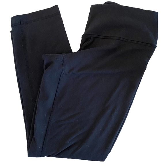 Lululemon Align High-Rise Crop 21” Black Legging Pants Women Sz 4 Keyhole Pocket - Picture 3 of 3